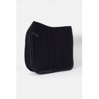 Tapis de selle Horze Velvet Wave dressage Marine odyssey Bleu marine