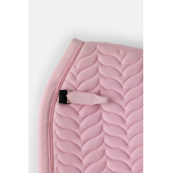 Tapis de selle Horze Velvet Wave dressage Rose pâle Tapis de selle Horze Velvet Wave dressage Rose pâle