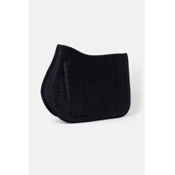 Tapis de selle Horze Velvet Wave mixte Marine odyssey Bleu marine