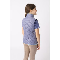 Veste d'équitation sans manches Horze Selina enfant Velvet morning Bleu Veste d'équitation sans manches Horze Selina enfant Velvet morning Bleu