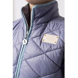 Veste d'équitation sans manches Horze Selina enfant Velvet morning Bleu Veste d'équitation sans manches Horze Selina enfant Velvet morning Bleu