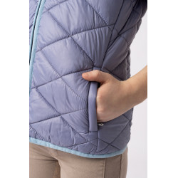 Veste d'équitation sans manches Horze Selina enfant Velvet morning Bleu Veste d'équitation sans manches Horze Selina enfant Velvet morning Bleu