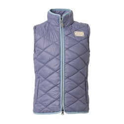 Veste d'équitation sans manches Horze Selina enfant Velvet morning Bleu Veste d'équitation sans manches Horze Selina enfant Velvet morning Bleu