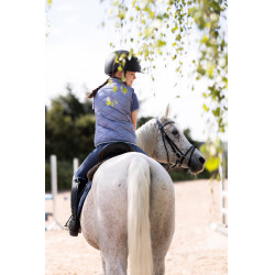 Veste d'équitation sans manches Horze Selina enfant Velvet morning Bleu Veste d'équitation sans manches Horze Selina enfant Velvet morning Bleu