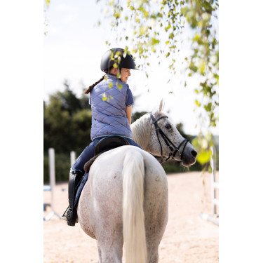 Veste d'équitation sans manches Horze Selina enfant Velvet morning Bleu Veste d'équitation sans manches Horze Selina enfant Velvet morning Bleu