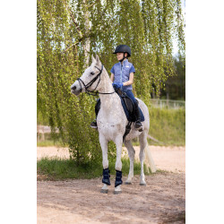 Veste d'équitation sans manches Horze Selina enfant Velvet morning Bleu Veste d'équitation sans manches Horze Selina enfant Velvet morning Bleu