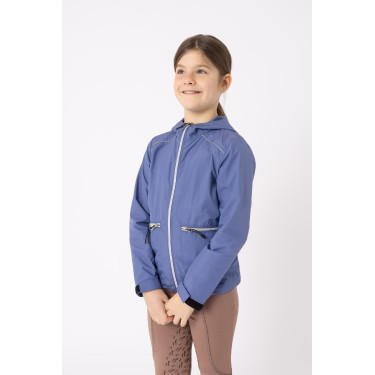 Veste de concours Horze doublée Yona enfant Velvet morning Bleu