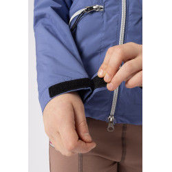 Veste de concours Horze doublée Yona enfant Velvet morning Bleu