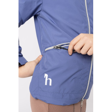 Veste de concours Horze doublée Yona enfant Velvet morning Bleu