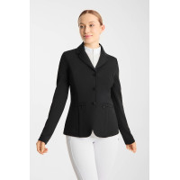 Veste de concours Horze Gisela perforée femme Noir