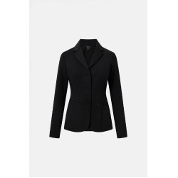 Veste de concours Horze Gisela perforée femme Noir