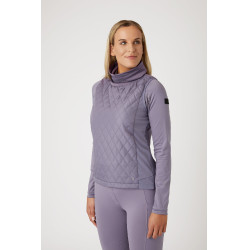 Veste sans manches d'équitation Horze hybride Riley femme Raisin royal Violet