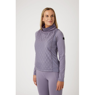 Veste sans manches d'équitation Horze hybride Riley femme Raisin royal Violet