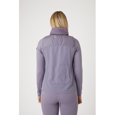 Veste sans manches d'équitation Horze hybride Riley femme Raisin royal Violet