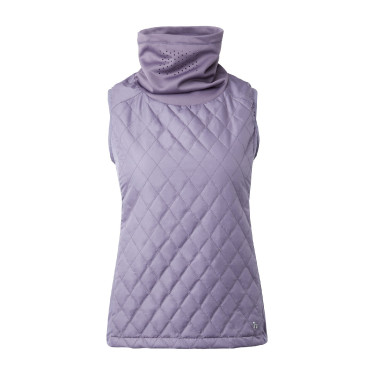 Veste sans manches d'équitation Horze hybride Riley femme Raisin royal Violet