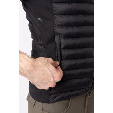 Veste sans manches d'équitation B Vertigo Simon ultralégère rembourrée homme Gris anthracite foncé Veste sans manches d'équitation B Vertigo Simon ultralégère rembourrée homme Gris anthracite foncé