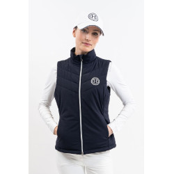 Veste sans manches Harcour Pola femme Marine / blanc Bleu