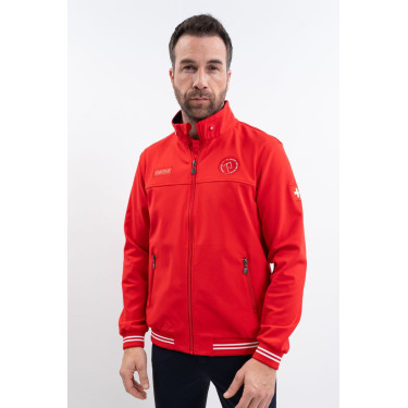 Veste Harcour Menthue Unisexe Swiss Equestrian Friends Rouge