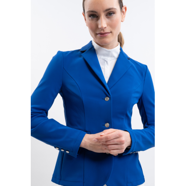 Veste de concours Harcour Aura femme Bleu électrique Veste de concours Harcour Aura femme Bleu électrique