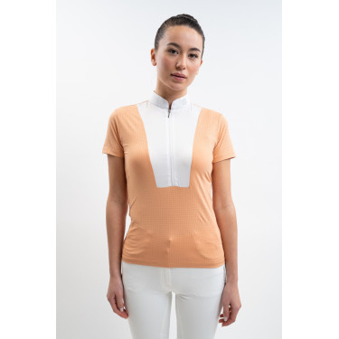 Polo de concours Harcour Paris femme Abricot Orange Polo de concours Harcour Paris femme Abricot Orange
