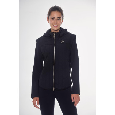 Veste bi-matières Harcour Hadar femme Noir