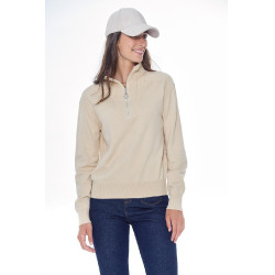Pull Harcour Pachana femme Ivoire Beige
