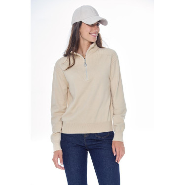 Pull Harcour Pachana femme Ivoire Beige