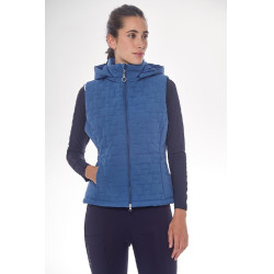 Gilet sans manches Harcour Bernie femme Steel Blue Bleu