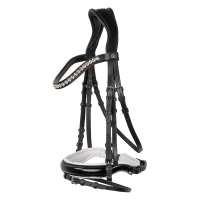 Bridon Evermore X-Line Waldhausen Noir / blanc Bridon Evermore X-Line Waldhausen Noir / blanc