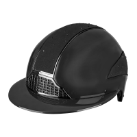Casque d’équitation Swing H24 Lady Spark Noir brillant paillettes Casque d’équitation Swing H24 Lady Spark Noir brillant paillettes