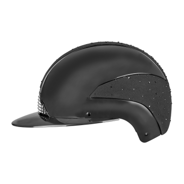 Casque d’équitation Swing H24 Lady Spark Noir brillant paillettes