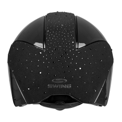 Casque d’équitation Swing H24 Lady Spark Noir brillant paillettes