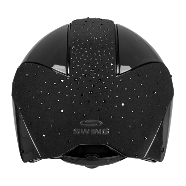 Casque d’équitation Swing H24 Lady Spark Noir brillant paillettes