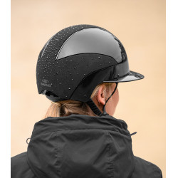 Casque d’équitation Swing H24 Lady Spark Noir brillant paillettes