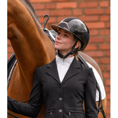 Casque d’équitation Swing H24 Lady Spark Noir brillant paillettes