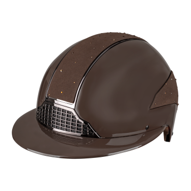 Casque d’équitation Swing H24 Lady Spark Marron brillant paillettes Casque d’équitation Swing H24 Lady Spark Marron brillant paillettes