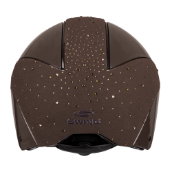 Casque d’équitation Swing H24 Lady Spark Marron brillant paillettes Casque d’équitation Swing H24 Lady Spark Marron brillant paillettes