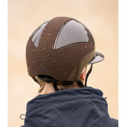 Casque d’équitation Swing H24 Lady Spark Marron brillant paillettes Casque d’équitation Swing H24 Lady Spark Marron brillant paillettes