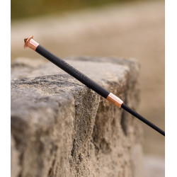 Cravache de dressage Noblesse Waldhausen Noir / or rosé Cravache de dressage Noblesse Waldhausen Noir / or rosé