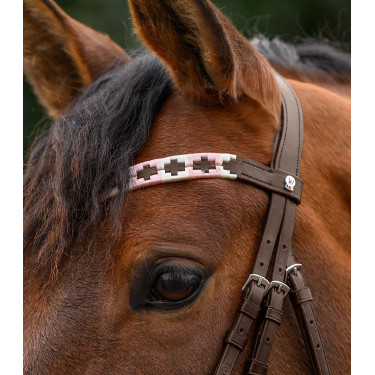 Frontal Waldhausen X-Line Polo marron Rose / beige