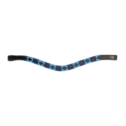 Frontal Waldhausen X-Line Polo noir Bleu / bleu clair
