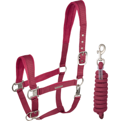 Licol et longe Waldhausen Velvet Grenade Rose