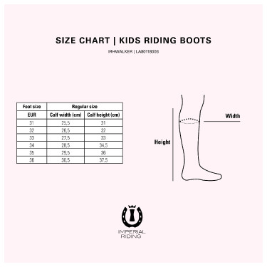 Bottes d'équitation pour enfants Imperial Riding Walker Noir Bottes d'équitation pour enfants Imperial Riding Walker Noir