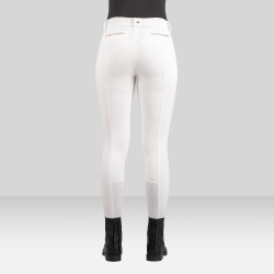 Pantalon d'équitation Euro-Star Arista Fashion Diamond FullGrip Blanc