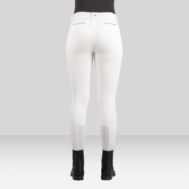Pantalon d'équitation Euro-Star Arista Fashion Diamond FullGrip Blanc
