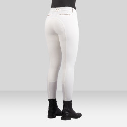 Pantalon d'équitation Euro-Star Arista Fashion Diamond FullGrip Blanc