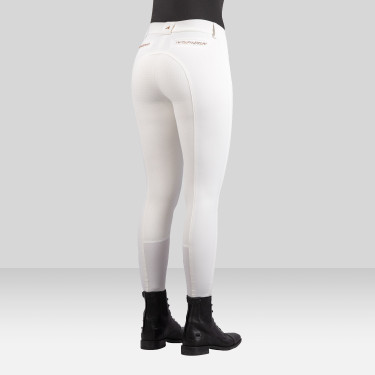 Pantalon d'équitation Euro-Star Arista Fashion Diamond FullGrip Blanc