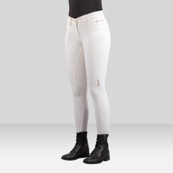 Pantalon d'équitation Euro-Star Arista Fashion Diamond FullGrip Blanc