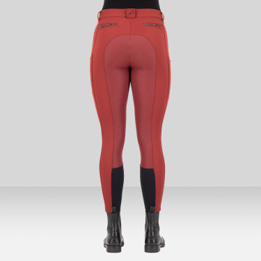 Pantalon d'équitation Euro-Star Arista Fashion Diamond FullGrip Grenade Rose
