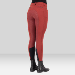 Pantalon d'équitation Euro-Star Arista Fashion Diamond FullGrip Grenade Rose
